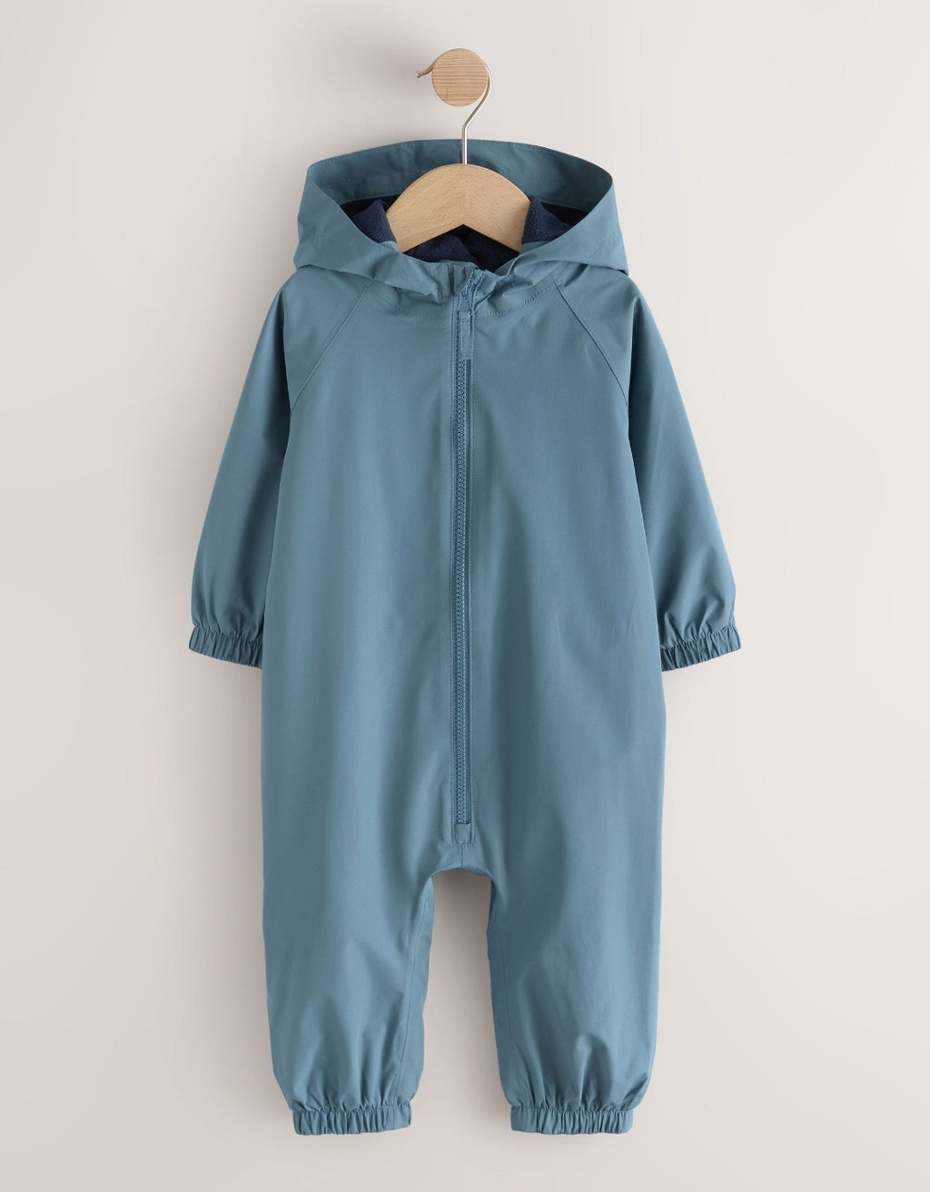 Light Blue Waterproof Fleece Lined Puddlesuit