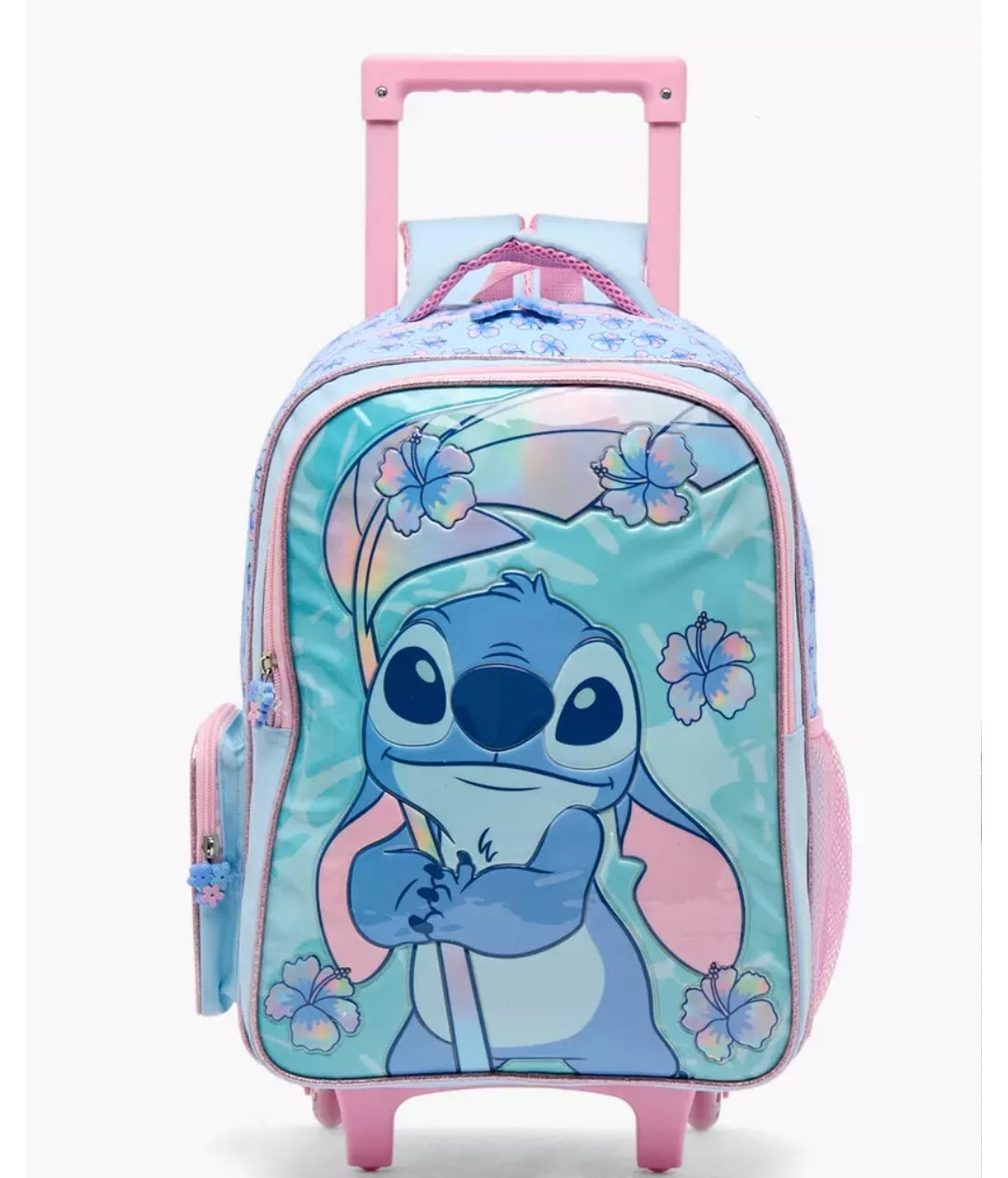 Disney Stitch Print 5-Piece School Trolley Bag Set 16 inches