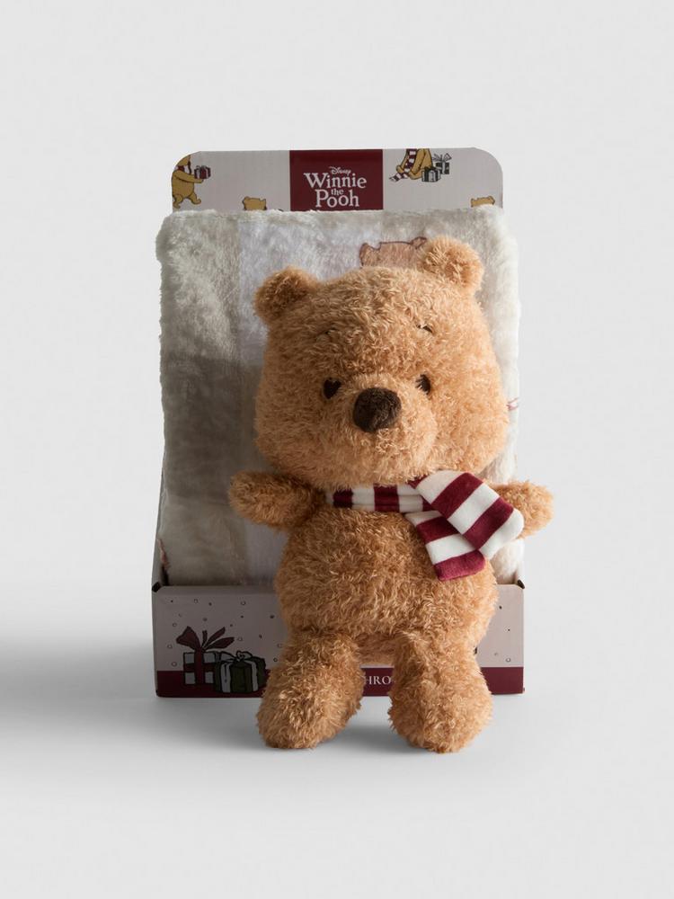 Primark Disney's Winnie the Pooh Plush And Throw Set