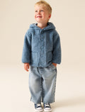 Blue Hooded Fleece