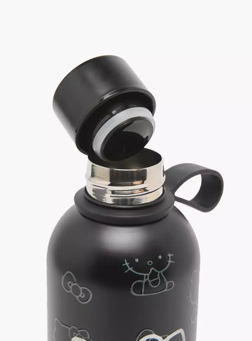 Sanrio Hello Kitty Print Stainless Steel Water Bottle with Loop Handle