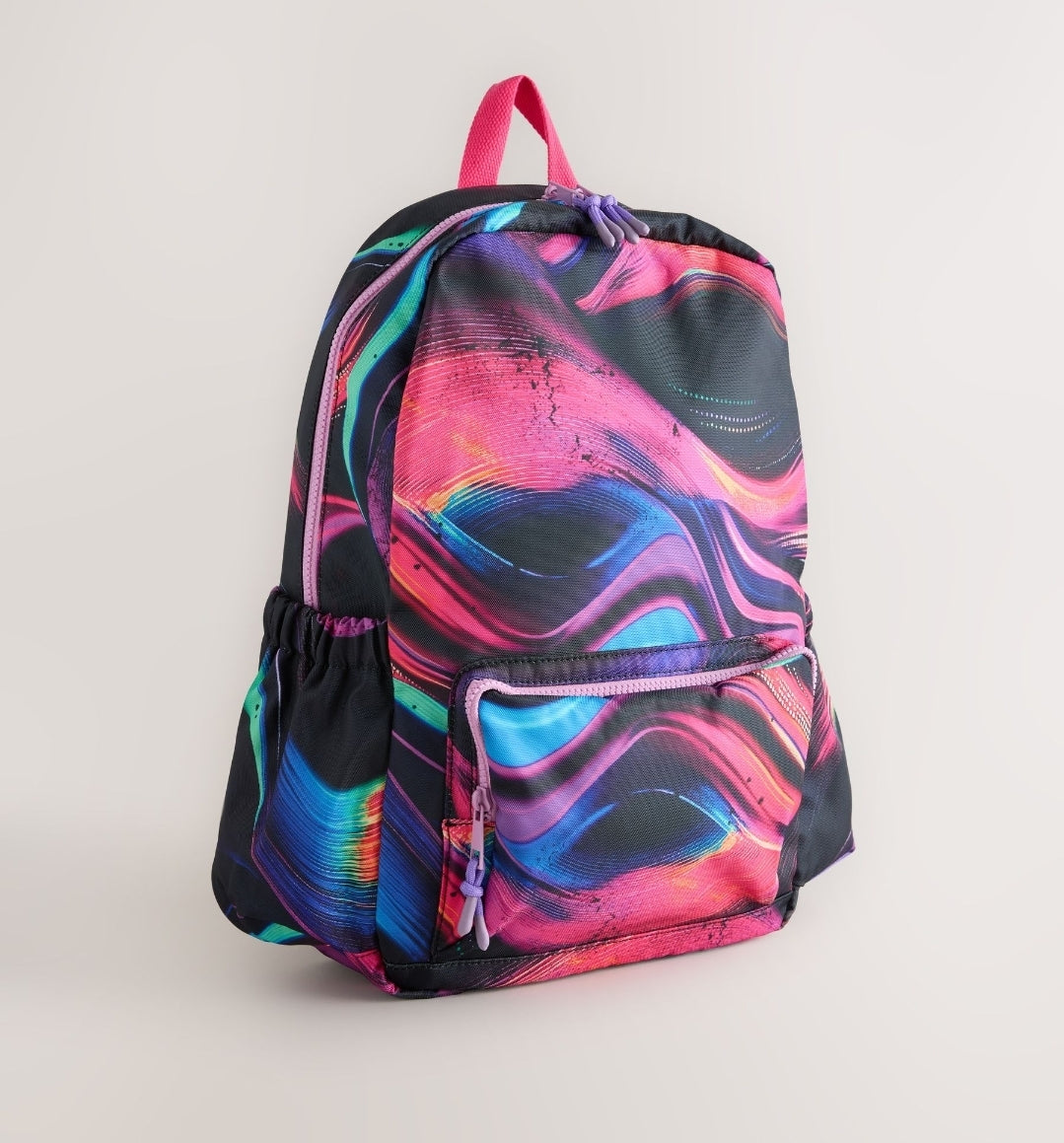 Black/Purple Wave Backpack