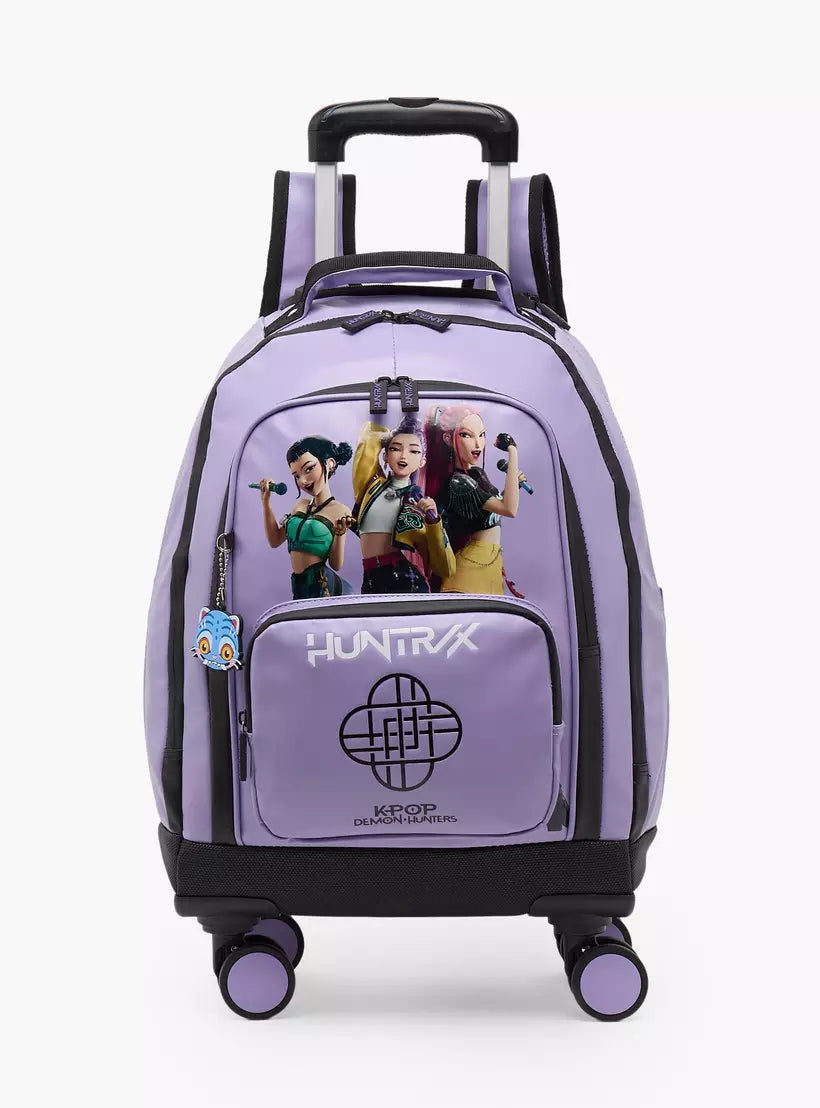 Netflix KPop Demon Hunters Print Trolley Bag  18 inches