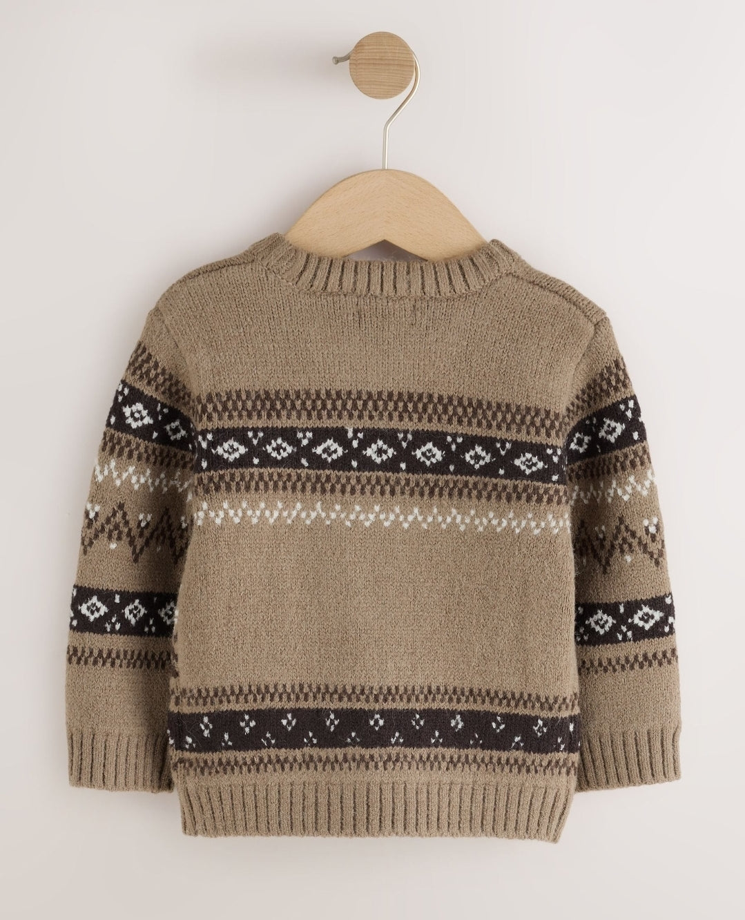 Mink Brown Fox Character Knitted
Crew Neck Jumper