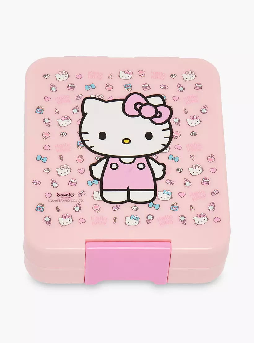 Sanrio Hello Kitty Lunch Box for Girls with 3 Compartments