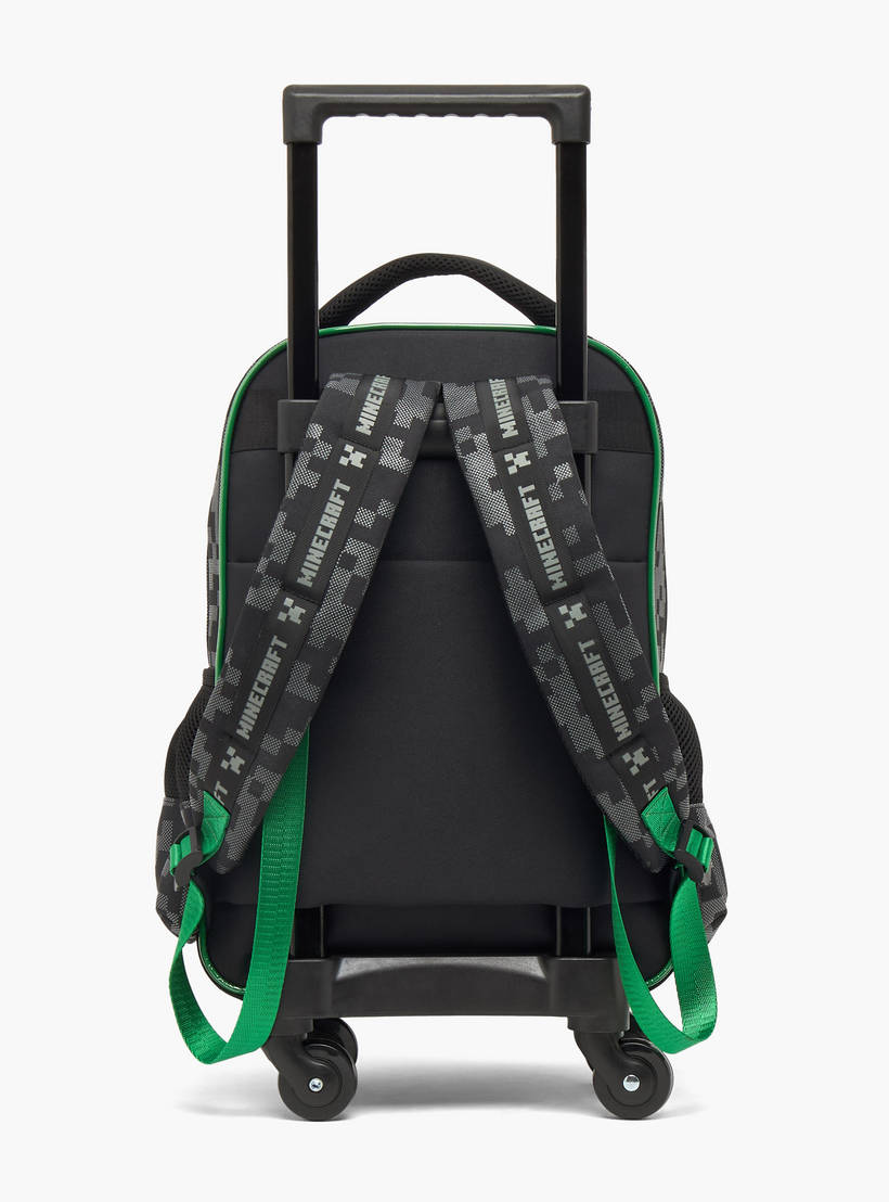 Minecraft Print Trolley Bag 16 inches