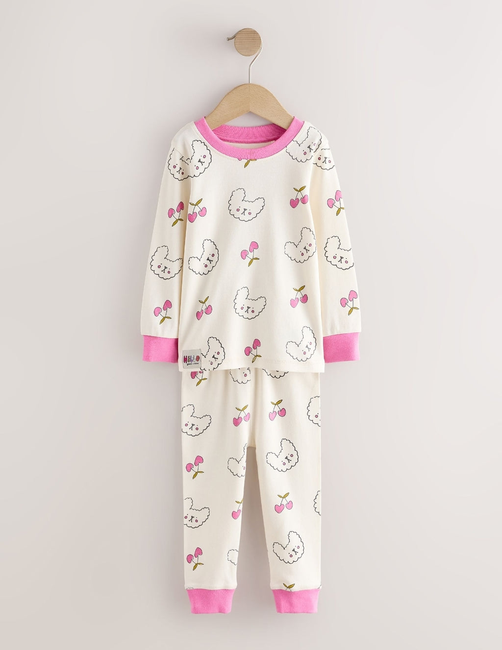 Green/Pink Snuggle Pyjamas 3 Pack