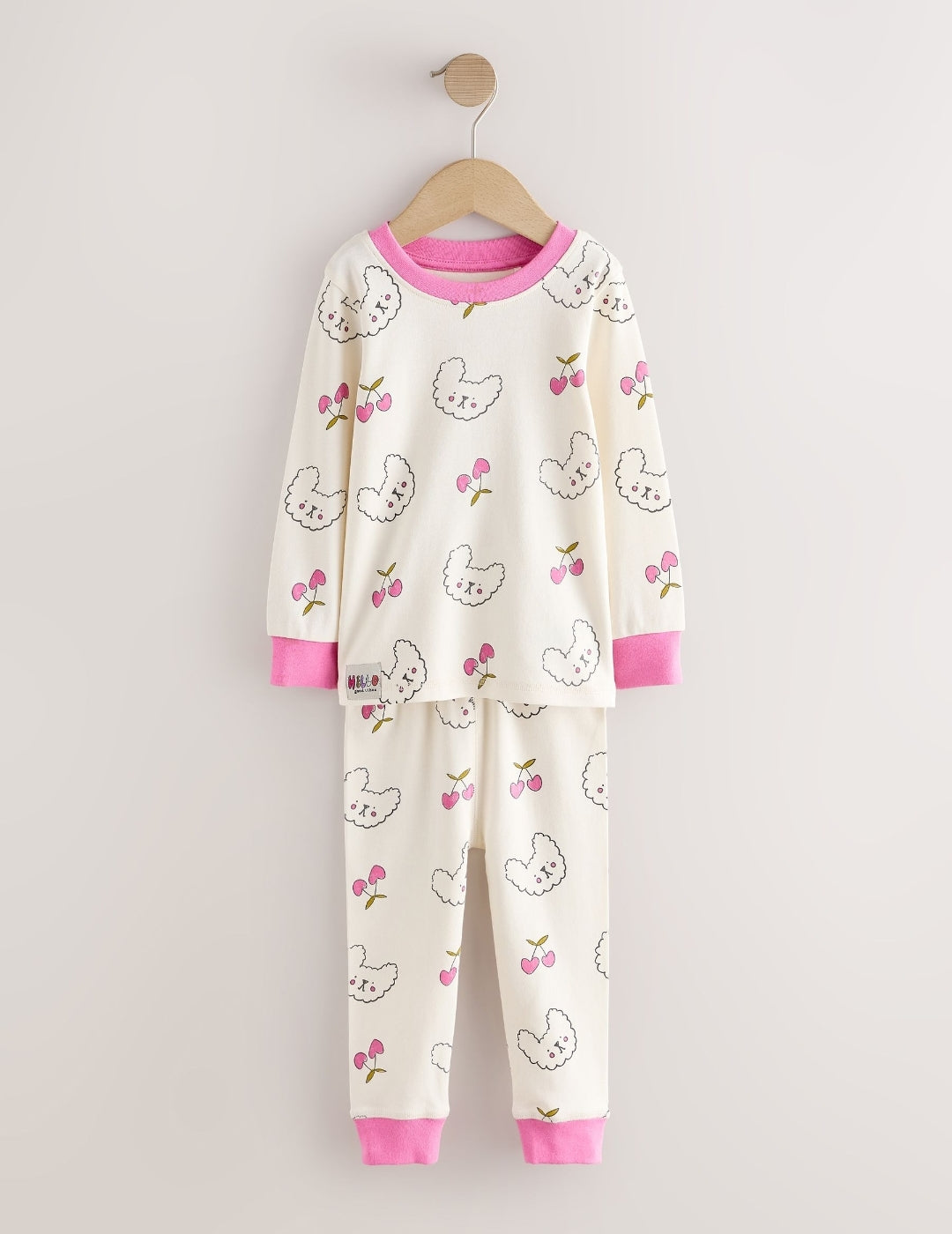 Green/Pink Snuggle Pyjamas 3 Pack