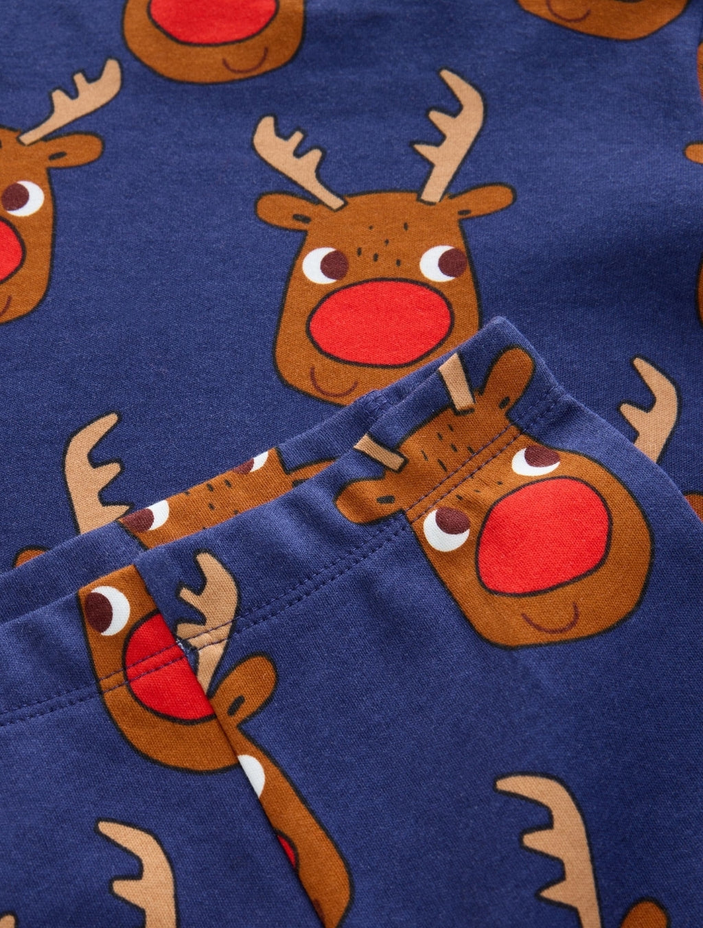 Navy All Over Rudolph ChristmasPyjamas