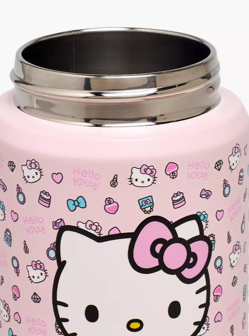 Sanrio Hello Kitty Stainless Steel Water Bottle with Spout