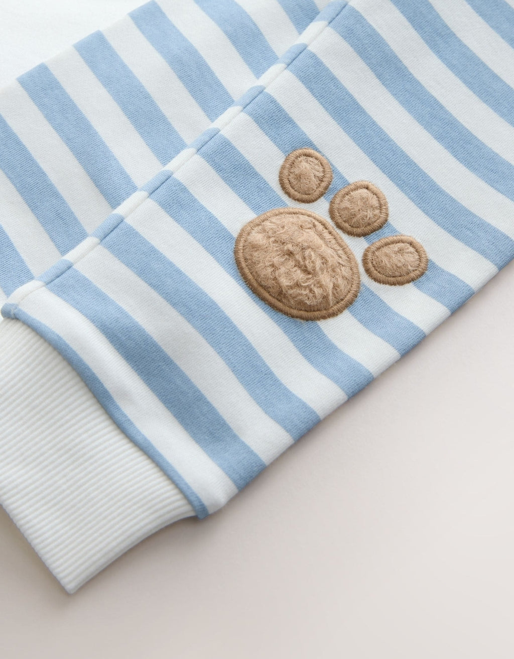 Blue/EcruDog Snuggle Pyjamas 3 Pack