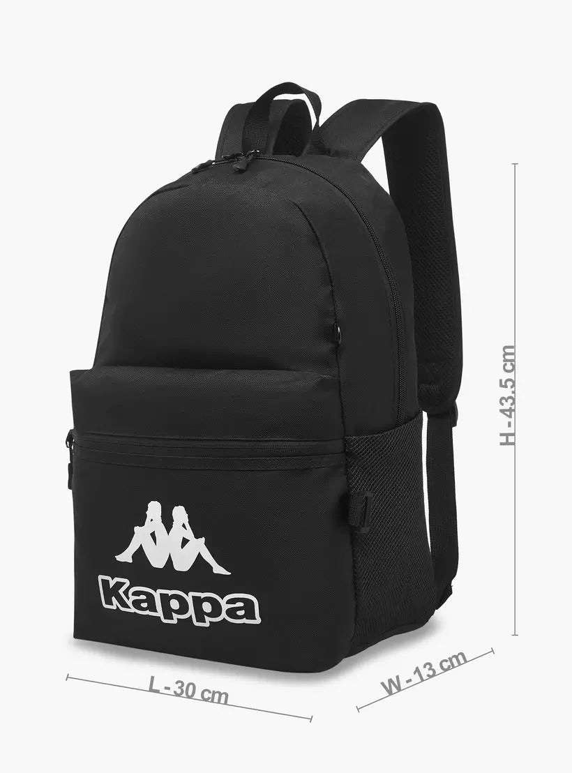 Kappa Logo Print Backpack with Lunch Bag and Pencil Case set