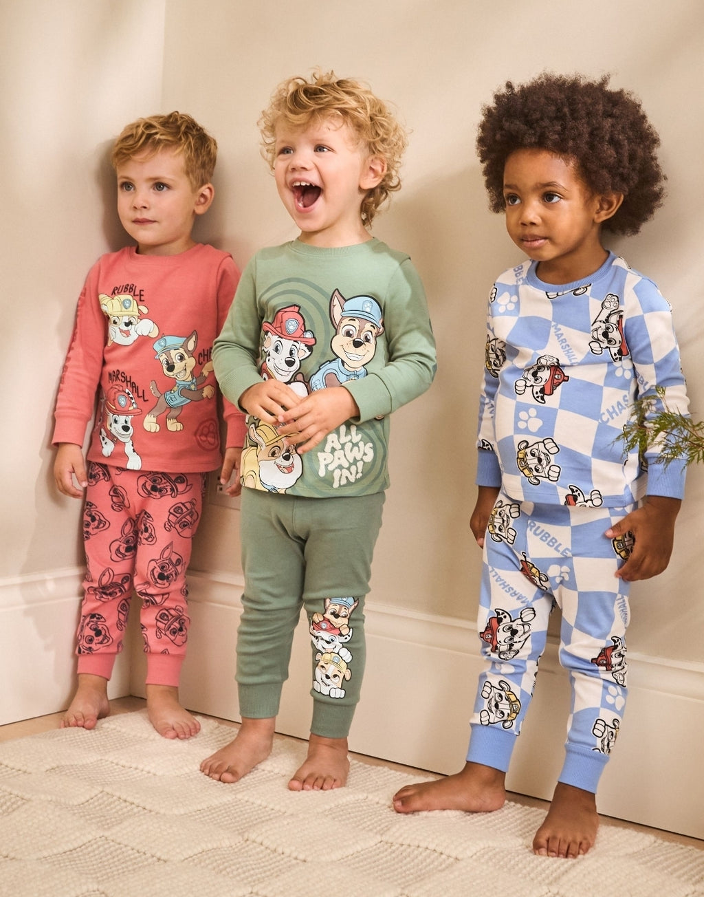 Green/Blue/Red Paw Patrol
Snuggle Pyjamas 3 Pack
