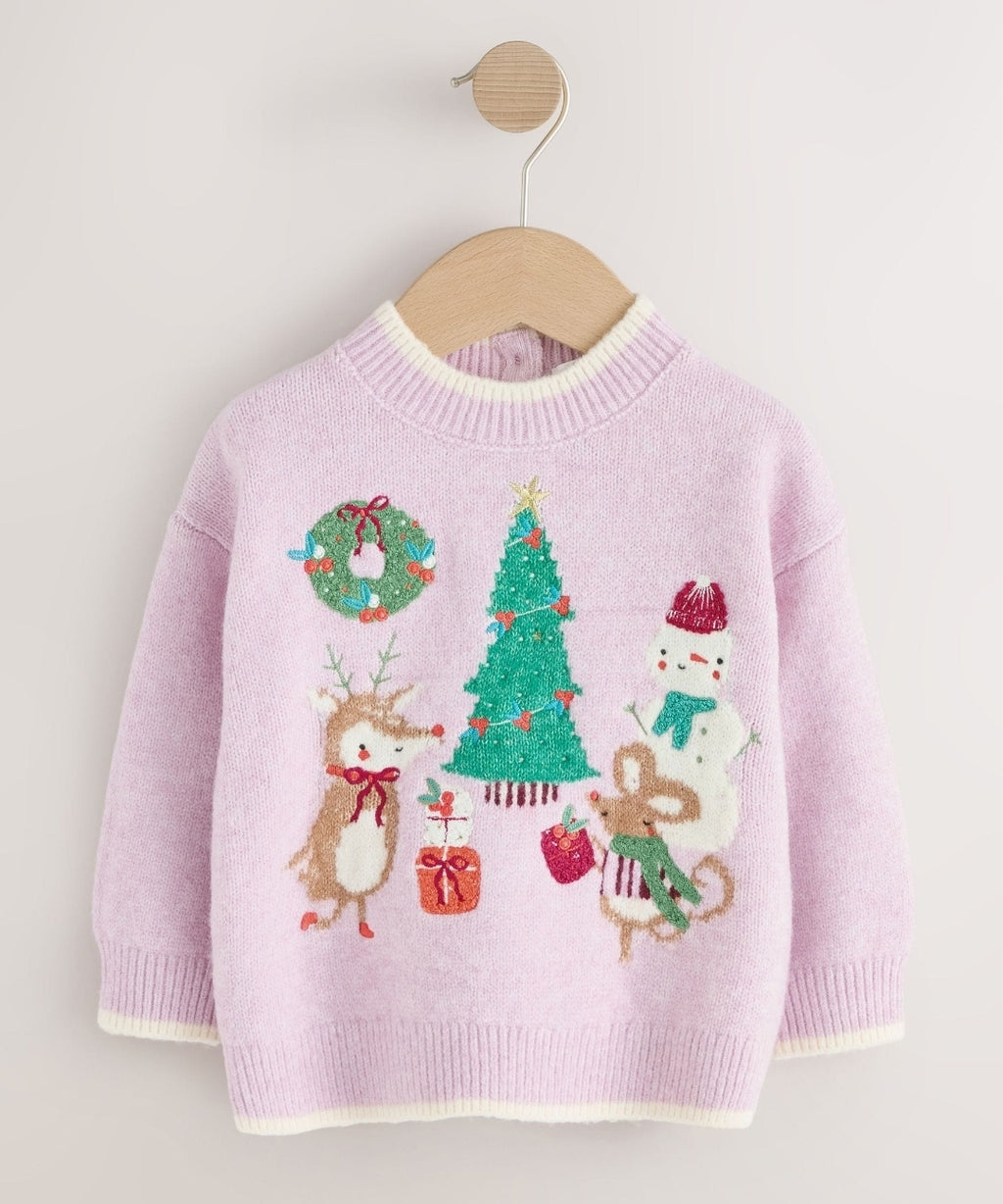 Purple Jolly scene Christmas
Jumper