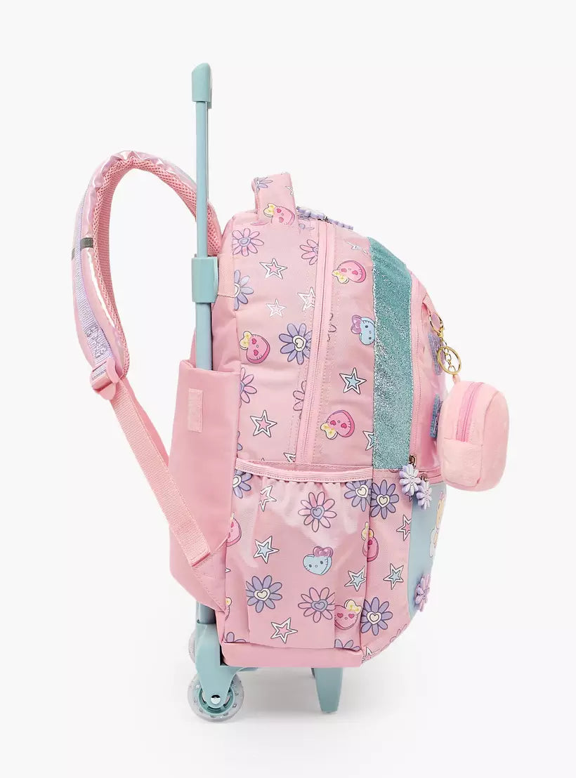 Sanrio Hello Kitty Print Trolley Bag  16 inches