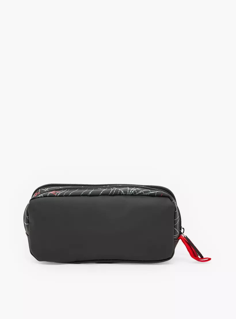 Spider-Man Print Pencil Pouch with 2 Compartments