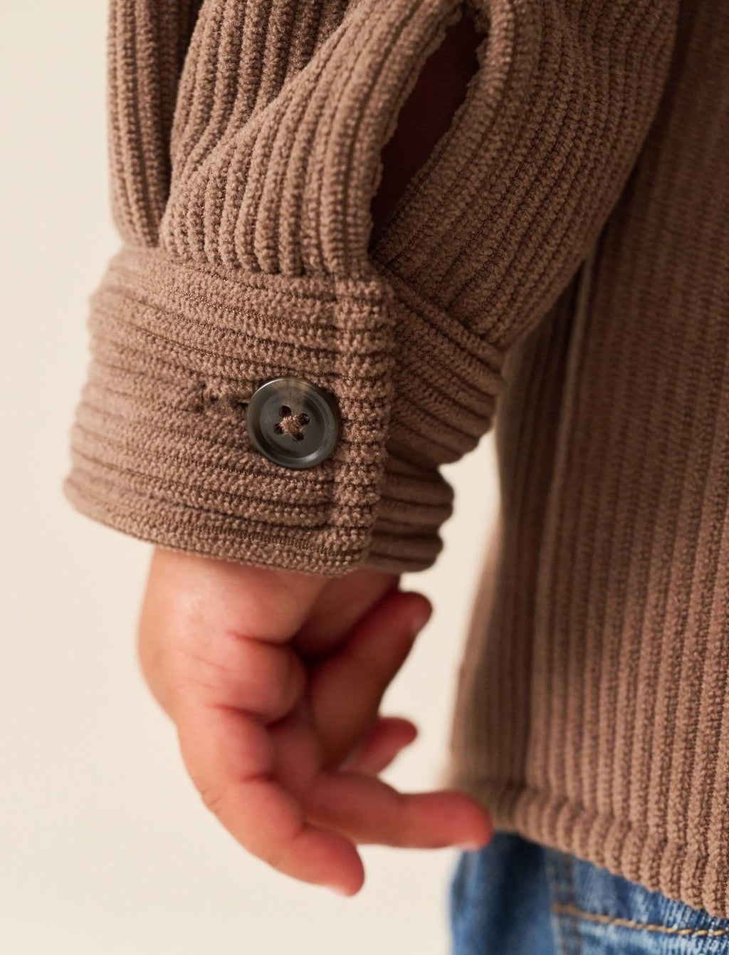 Chocolate Brown Borg Lined Cord
Shacket