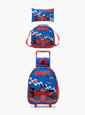 Disney Mickey Mouse 3-Piece School Trolley Bag Set  14 inches