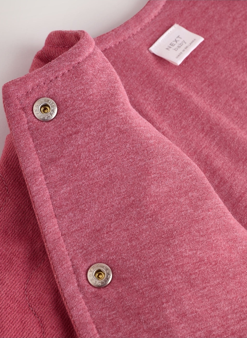 Pink Quilted Denim Baby Jacket