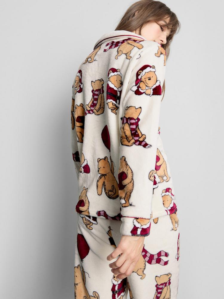 Primark Disney's Winnie the Pooh Fluffy Boyfriend Pyjama Shirt
