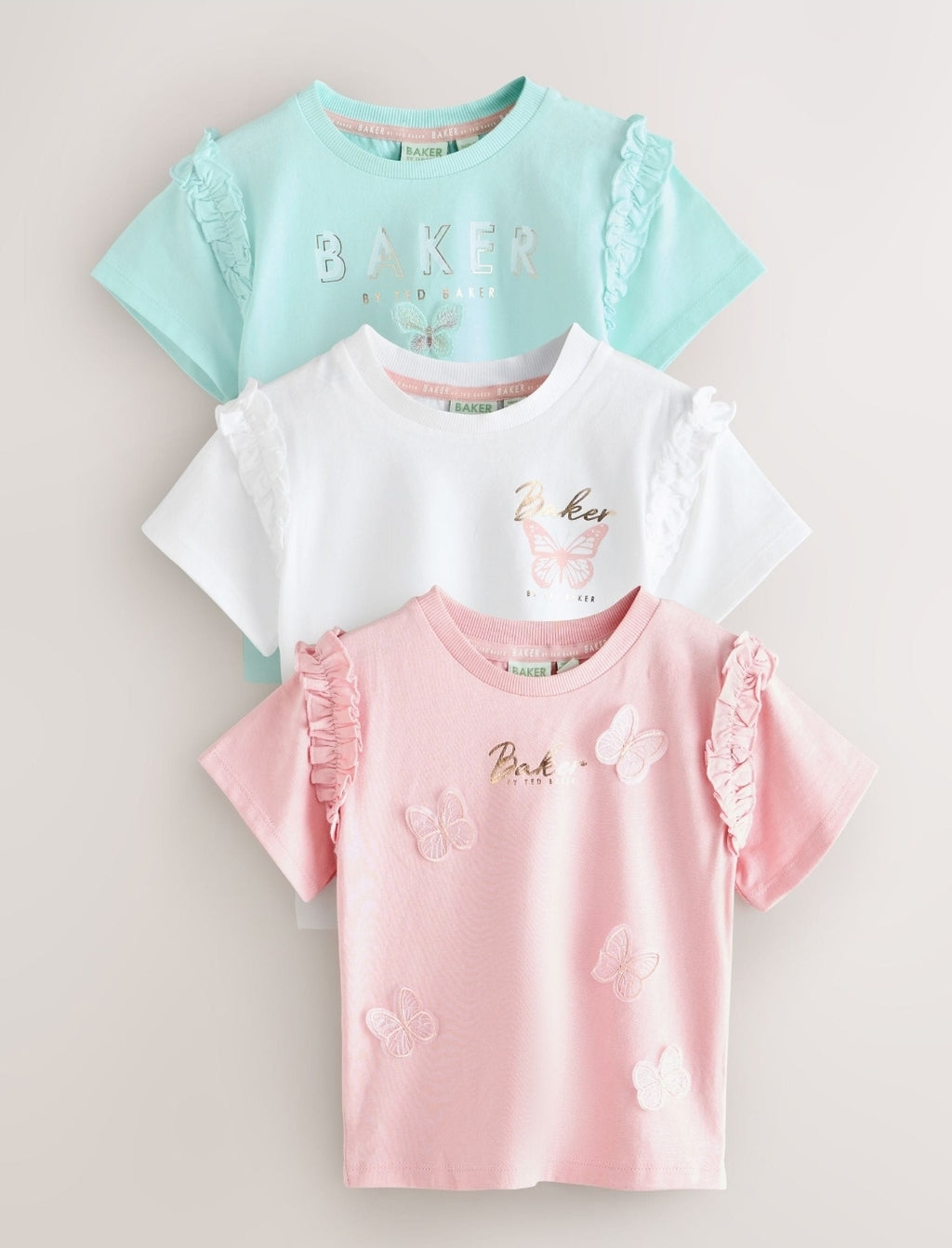 Baker by Ted BakerFrill 3D
Butterfly T-Shirts 3 Pack