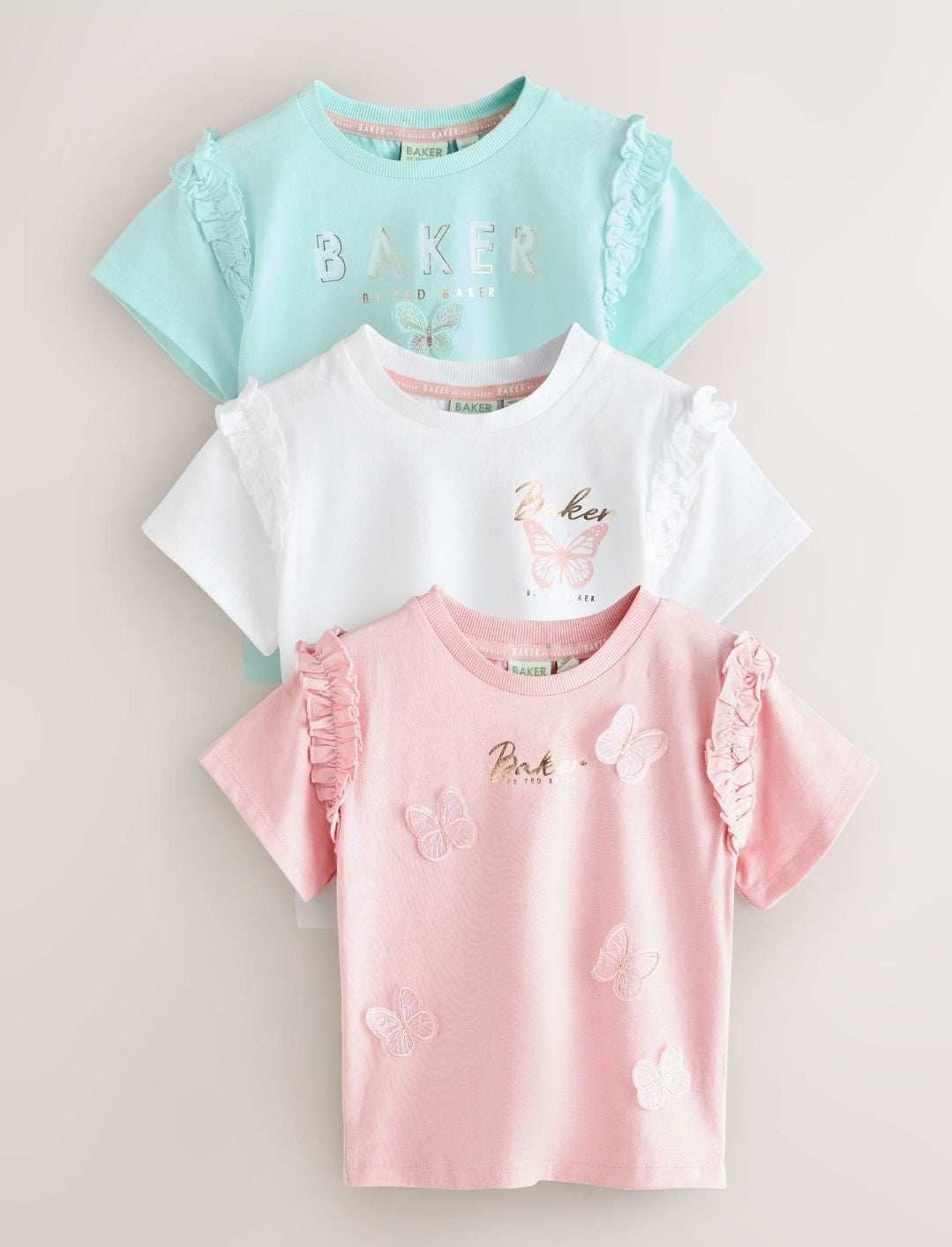 Baker by Ted BakerFrill 3D
Butterfly T-Shirts 3 Pack