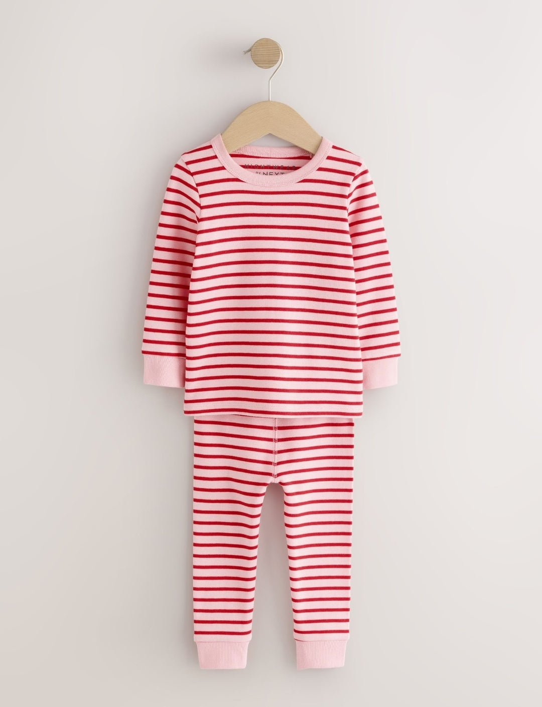 Red/Ecru Snuggle Pyjamas 3 Pack