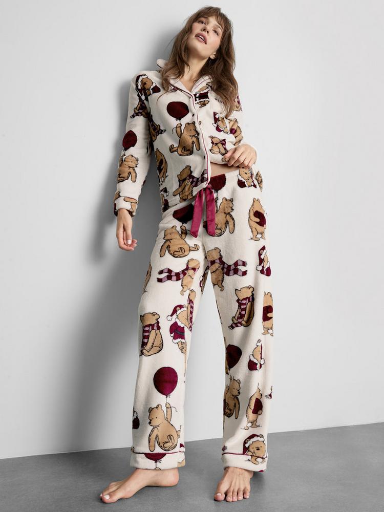 Primark Disney's Winnie the Pooh Plush Graphic Pyjama Bottoms