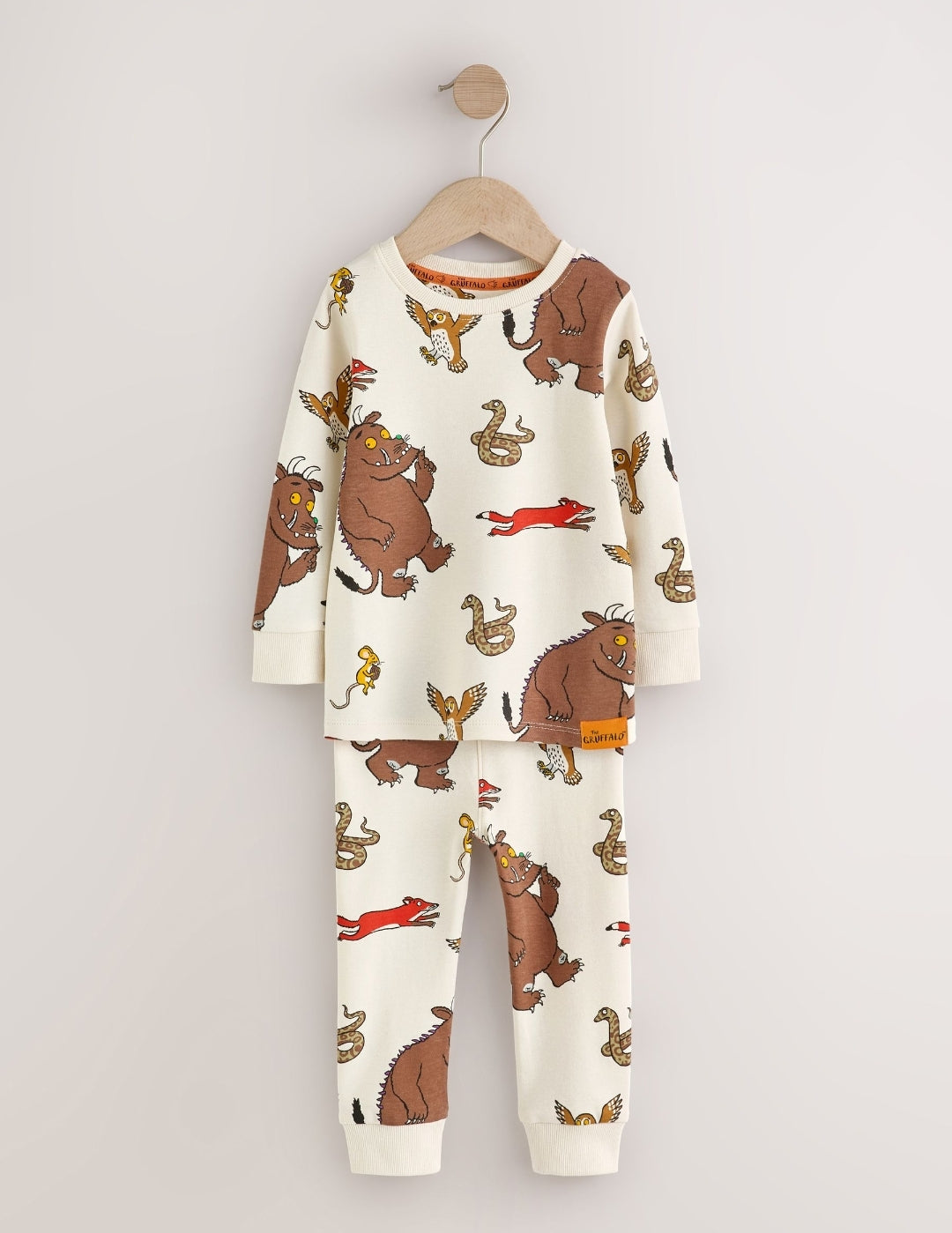 Green/Ecru Gruffalo Snuggle Pyjamas 2 Pack