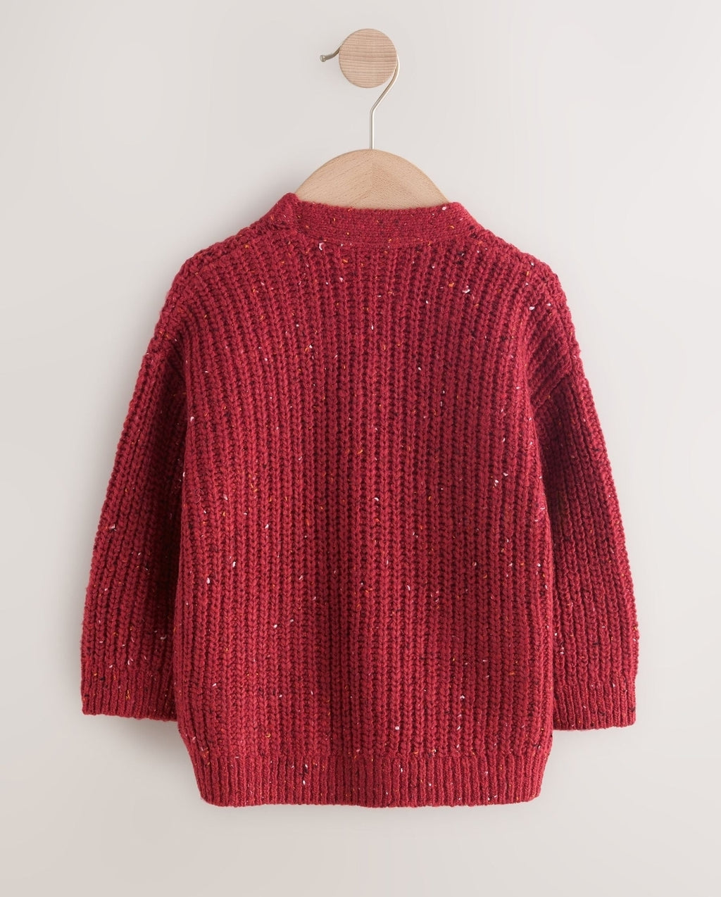 Red Christmas Knitted Crew Neck
Cardigan