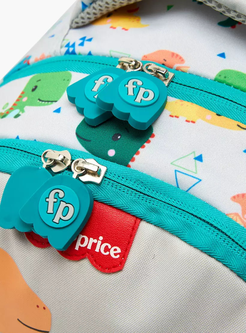 Dinosaur Print Backpack for Boys  14 inches