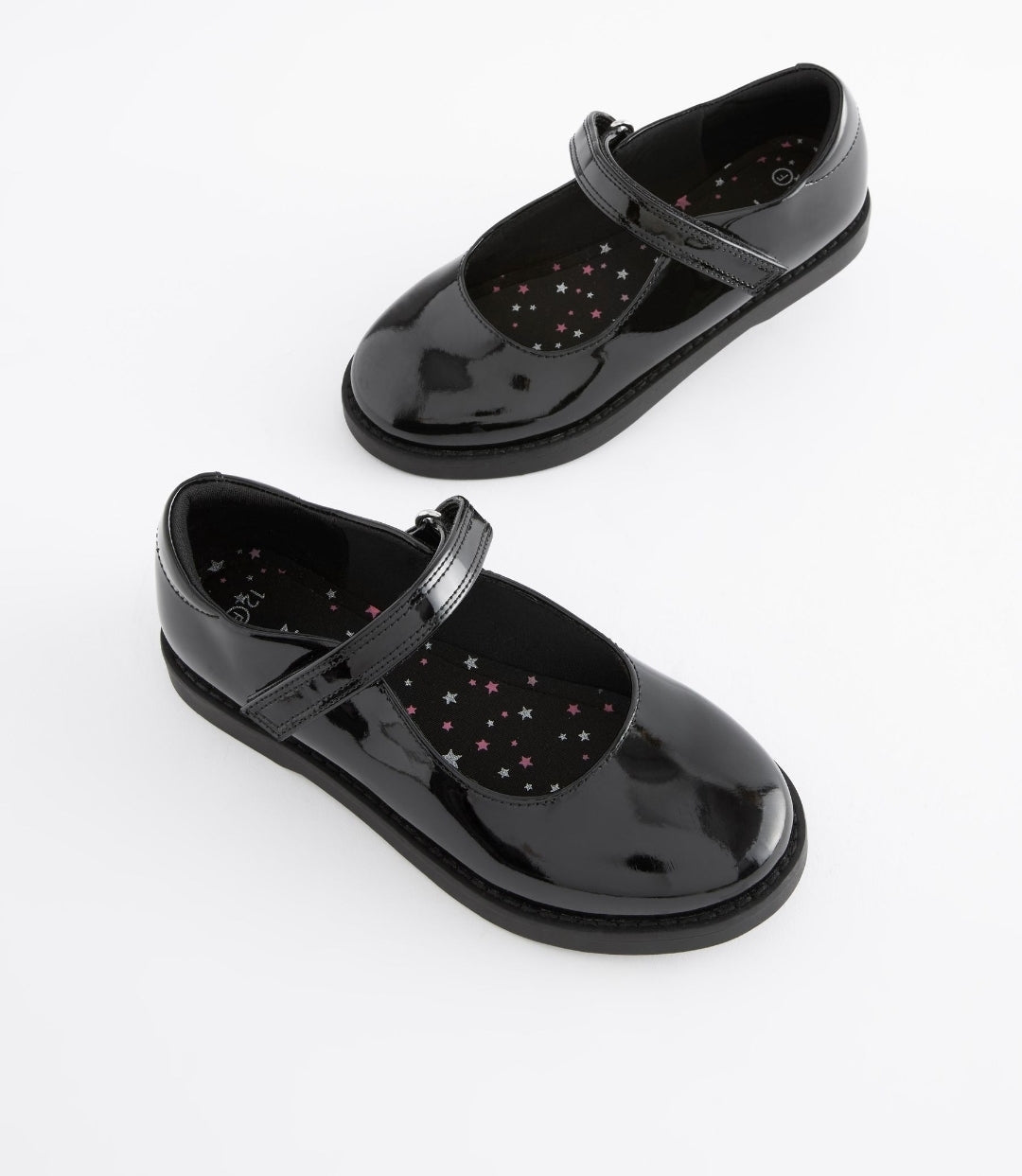 Black Patent School Mary Jane Shoes