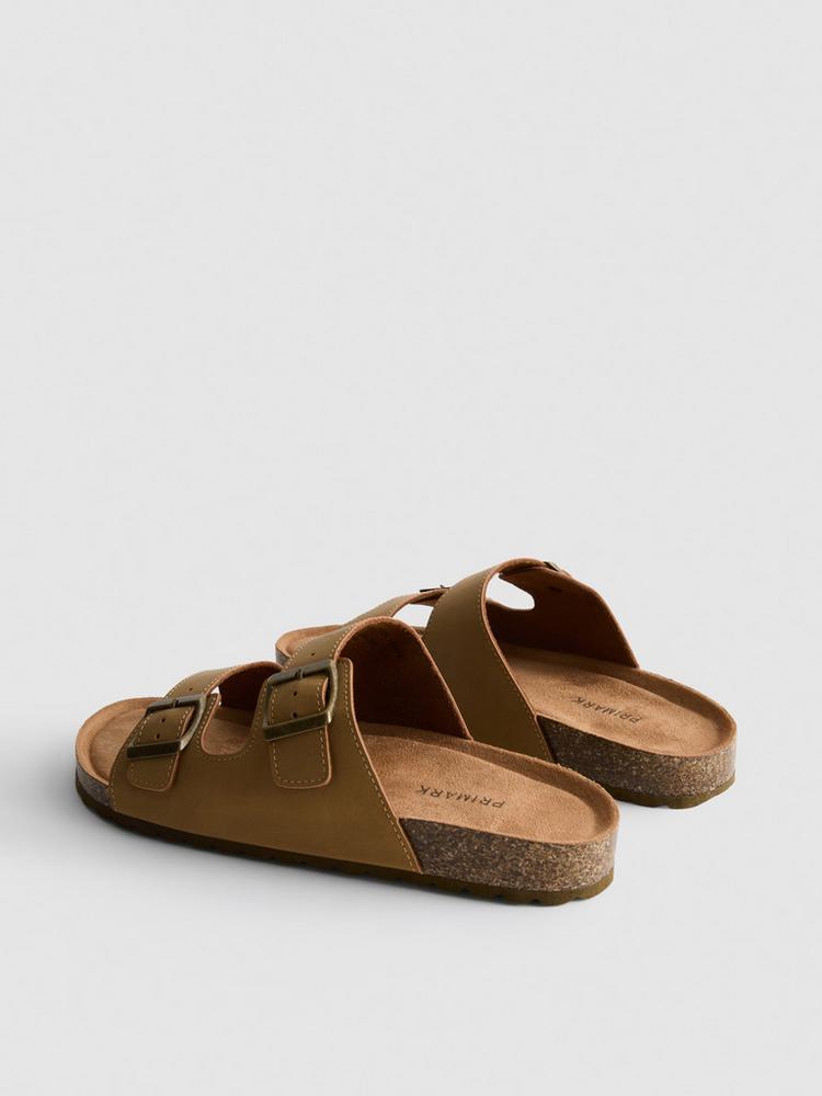 Double Buckle Strap Sandals