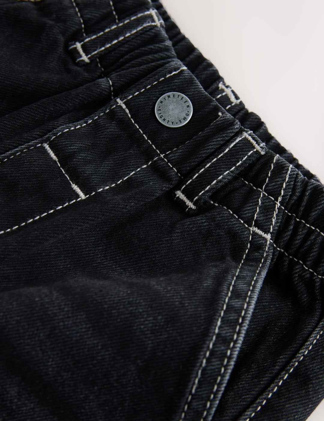Black Denim Wide Fit Jeans