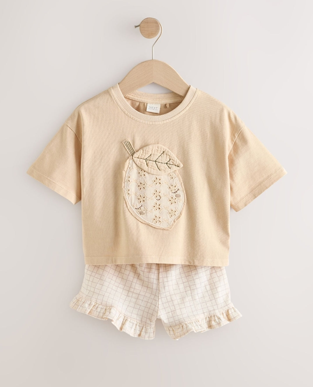 Lemon Yellow Short Sleeve T-Shirt
and Shorts Set