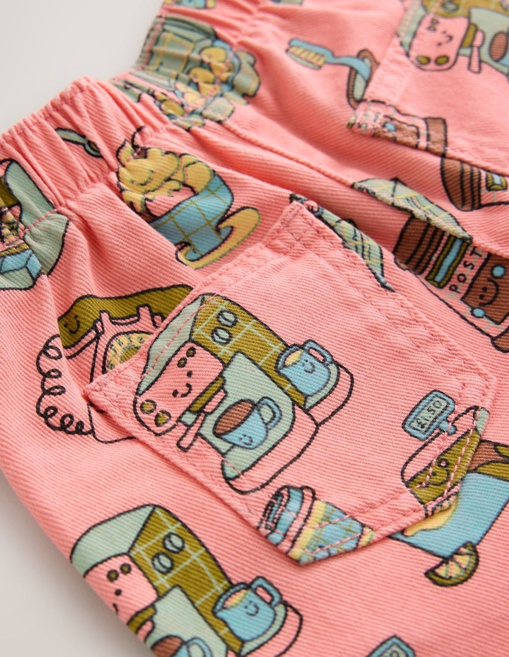 Pink Element Printed Jeans
