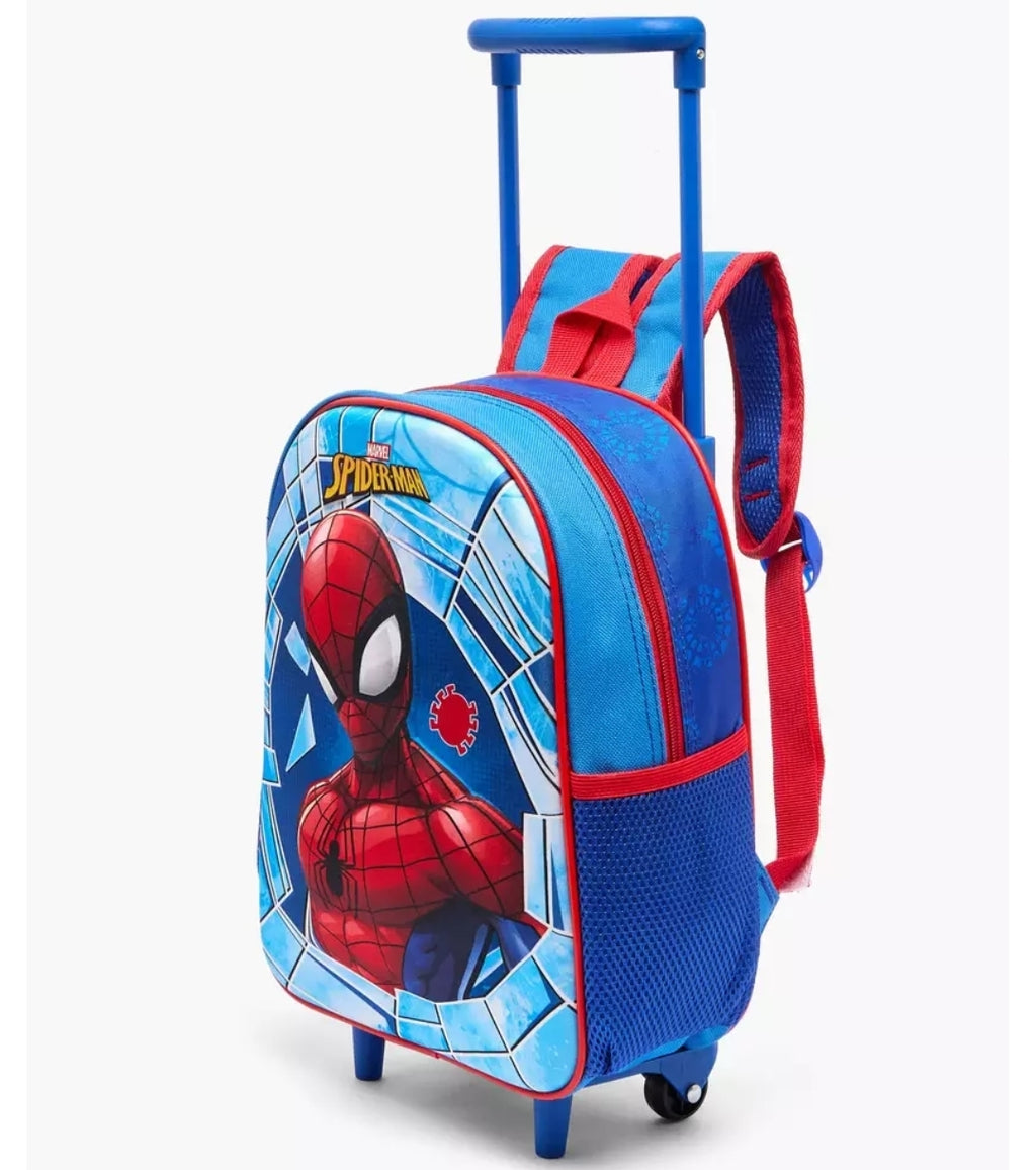 Spider-Man Print 3-Piece School Trolley Bag Set 14 inches