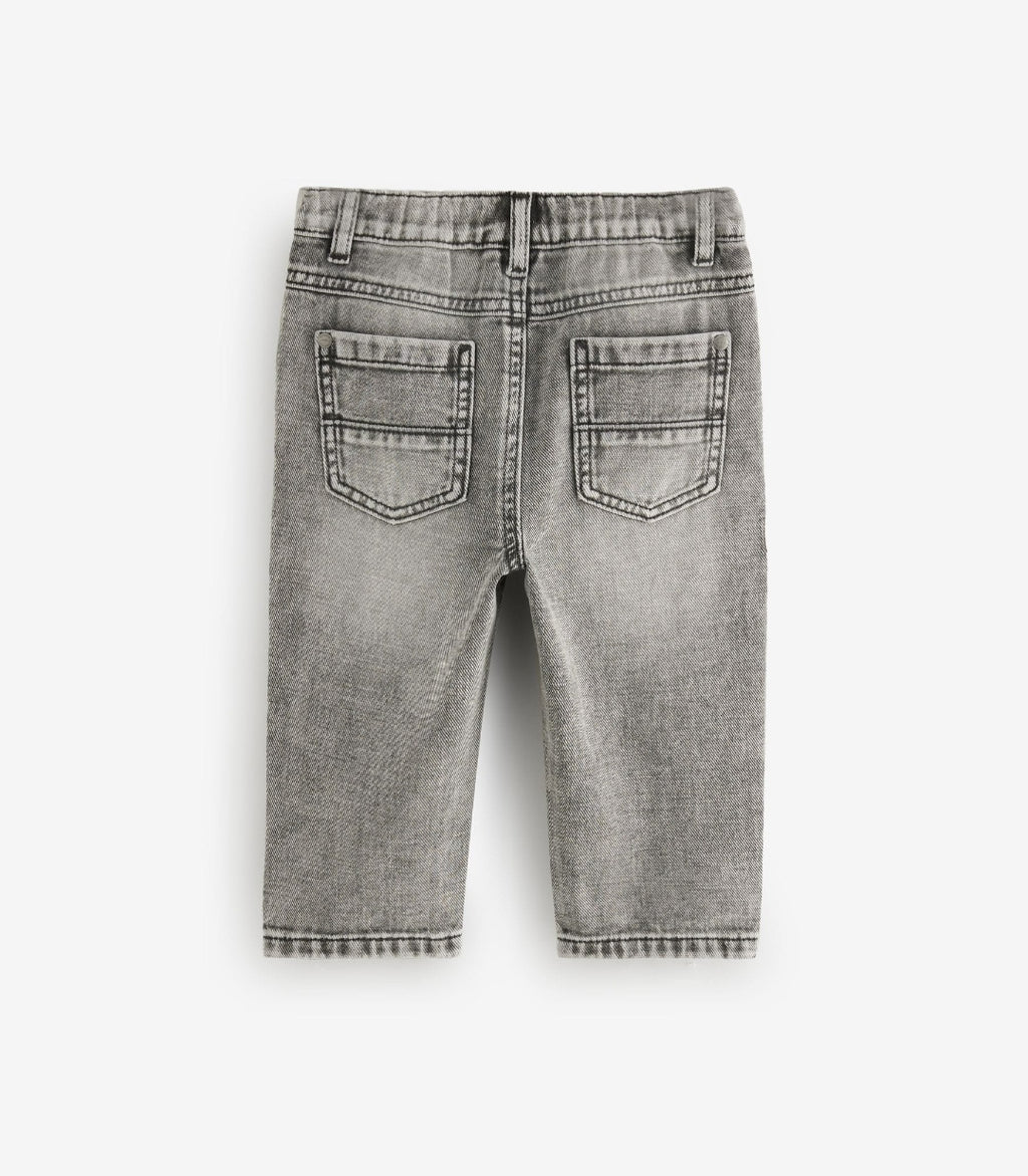 Grey Denim Loose Fit Pleat Front
Jeans