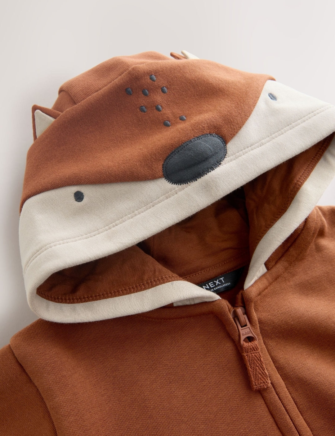 Orange Zip Up Hoodie