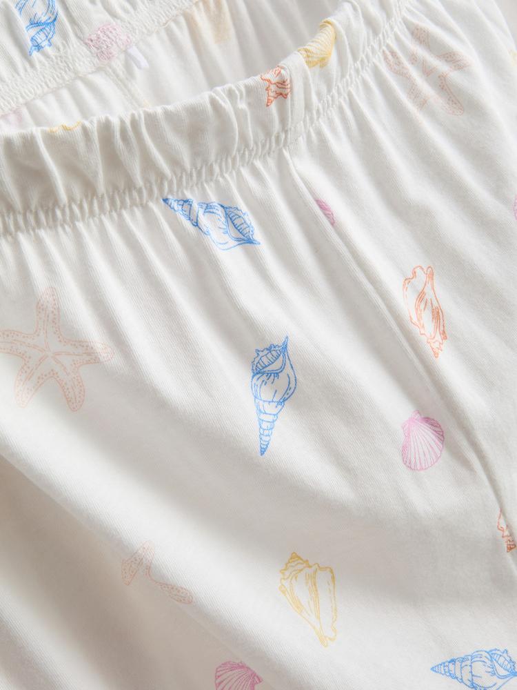 Cotton Printed Seashell Pyjamas