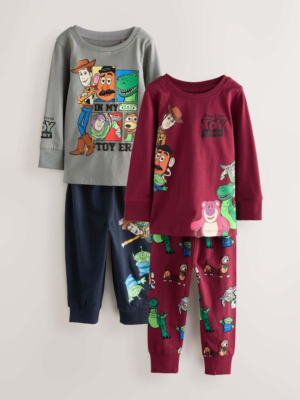 Multi Toystory Snuggle Pyjamas 
2Pack