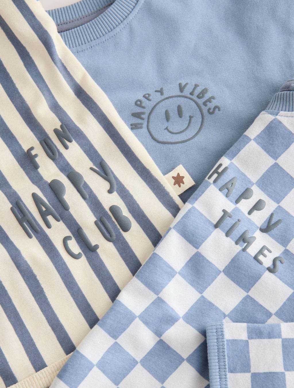 Blue Oversized Pyjamas 3 Pack
