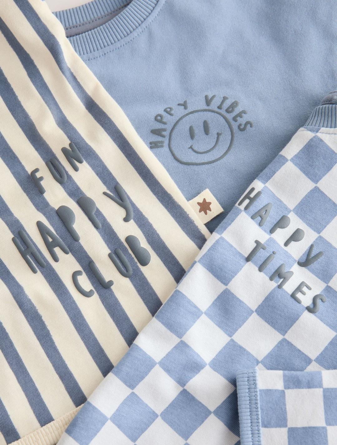Blue Oversized Pyjamas 3 Pack