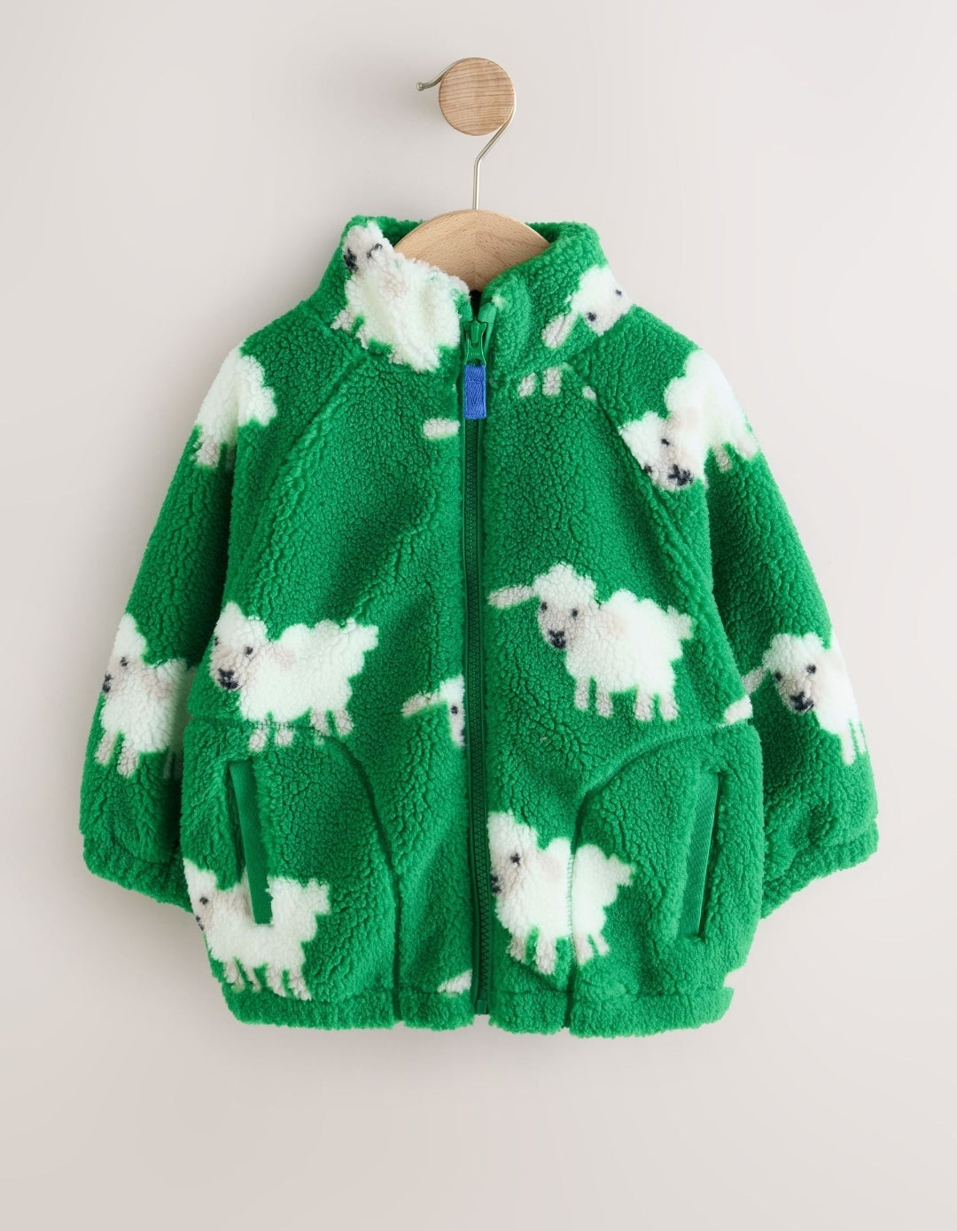 Green Sheep All Over Print Fleece