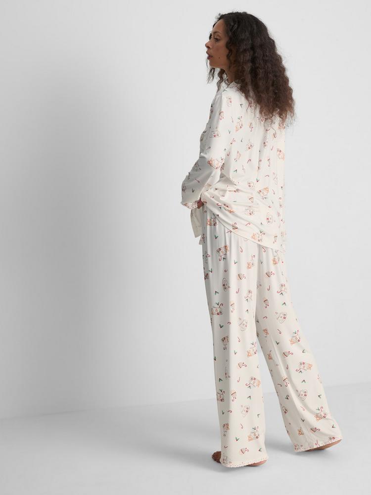 Primark Love To Lounge Printed Boyfriend Pyjamas