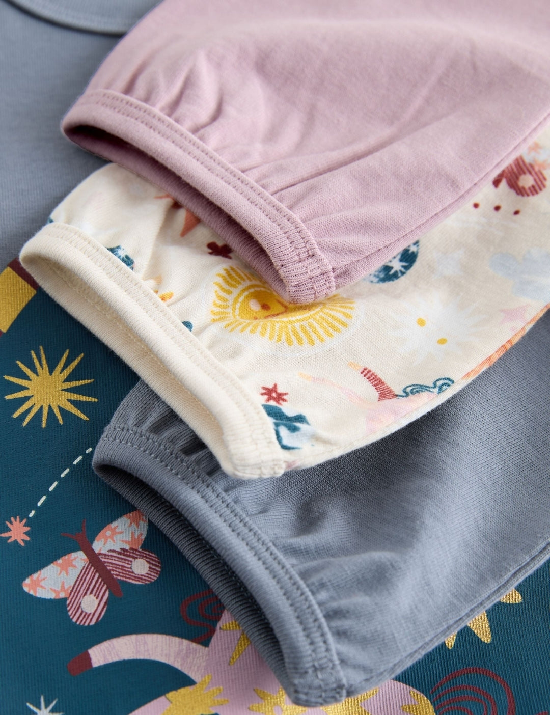 Multicoloured Wide Leg Pyjamas 3 Pack