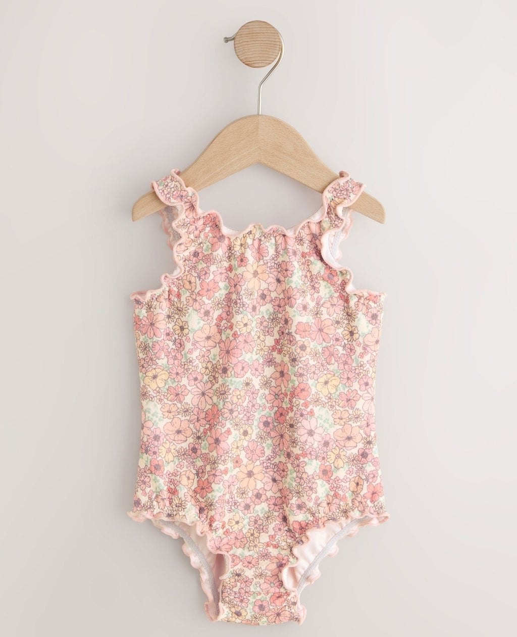 Coral Pink Ditsy Floral LettuceEdge
Swimsuit