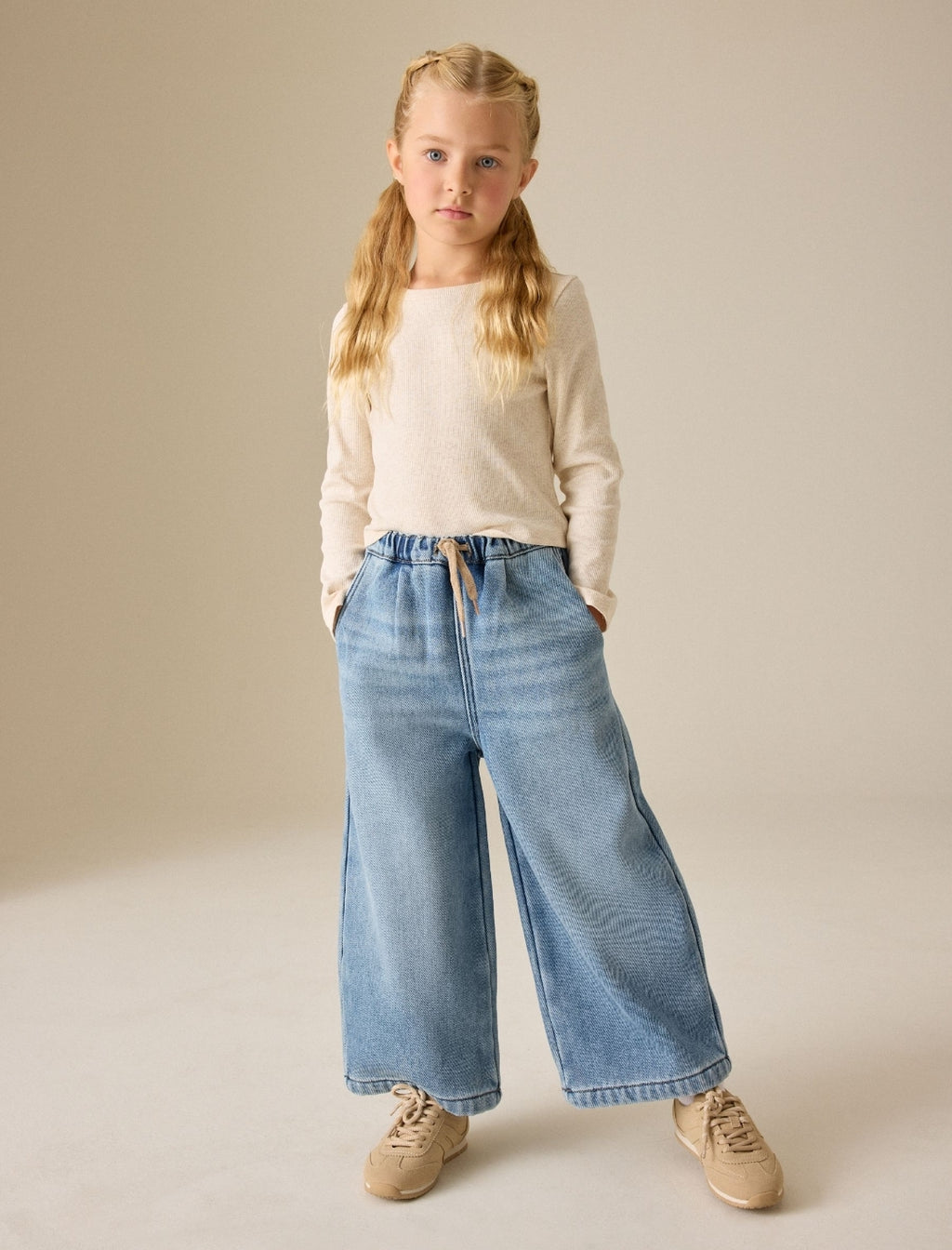 Blue Denim Cosy Fleece Lined Jeans