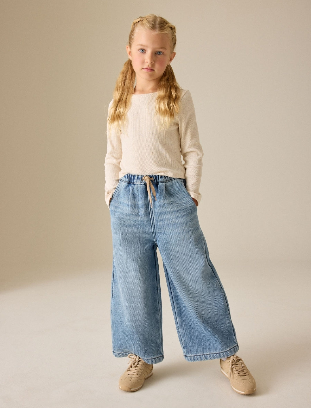 Blue Denim Cosy Fleece Lined Jeans