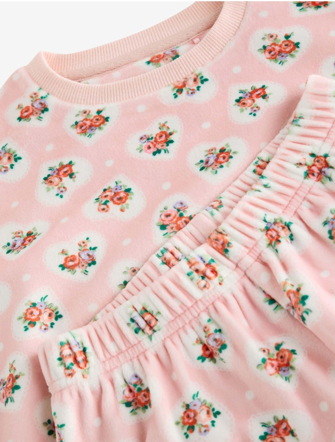 Pink Cath Kidston Cosy Fleece Pyjamas